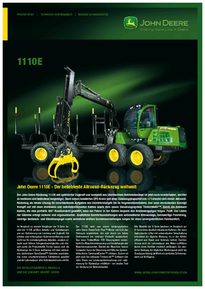 Transportoare John Deere 1110 E