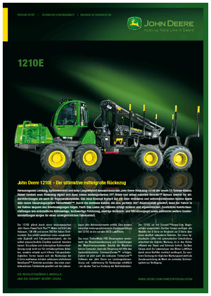 Transportoare John Deere 1210 E