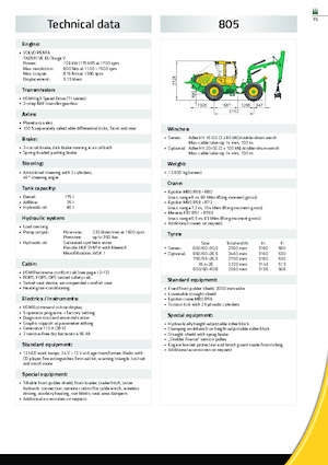 Transportoare HSM 805F 