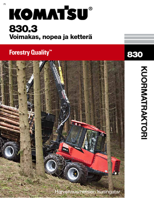 Transportoare Komatsu 830.3