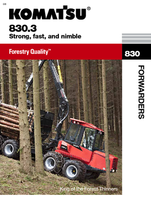 Transportoare Komatsu 830.3