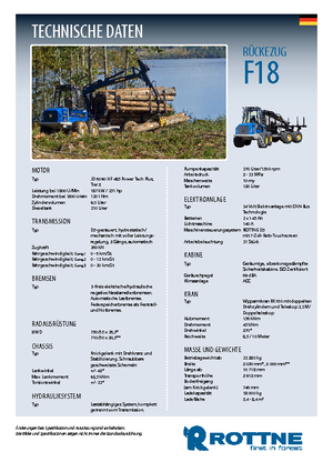 Transportoare Rottne F 18