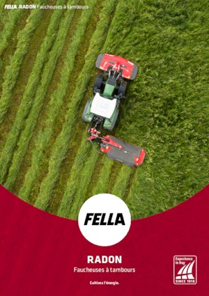 Tamburi de cosit atașați pe față, fără tambur de condiționare Fella Radon 2940 FP-V