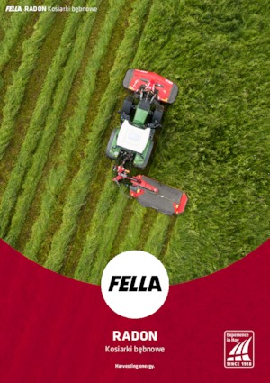 Tamburi de cosit atașați pe față, fără tambur de condiționare Fella Radon 3340 FP-V