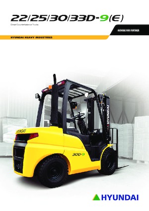 Stivuitoare frontale diesel Hyundai 30D-9E