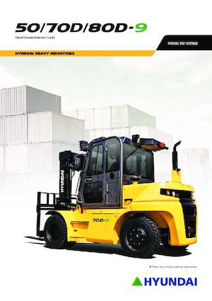 Stivuitoare frontale diesel Hyundai 80D-9