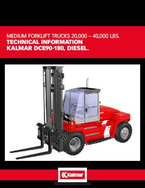Stivuitoare frontale diesel Kalmar DCE 160-12