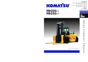 Stivuitoare frontale diesel Komatsu FD200-7