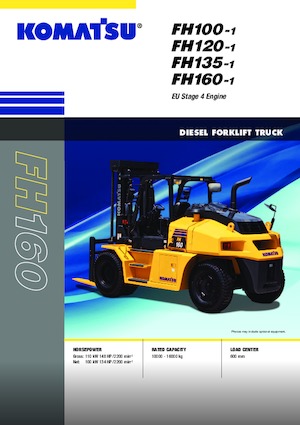 Stivuitoare frontale diesel Komatsu FH135-1