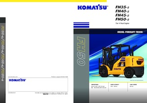 Stivuitoare frontale diesel Komatsu FH45-2