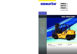 Stivuitoare frontale diesel Komatsu FH60-2