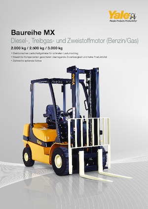 Stivuitoare frontale diesel Yale GDP 25MX