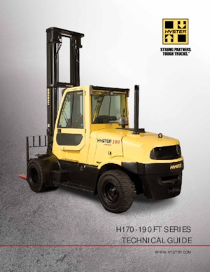 Stivuitoare frontale diesel Hyster H190FT 