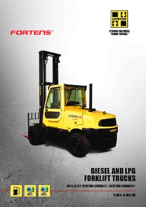 Stivuitoare frontale diesel Hyster H8.0FT 6