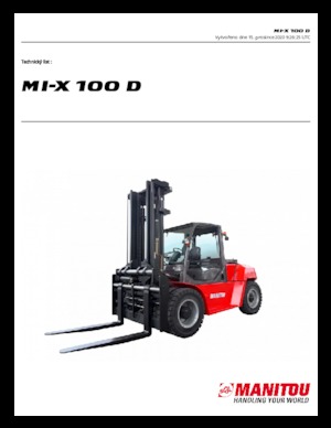 Stivuitoare frontale diesel Manitou MI-X 100 D