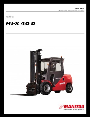Stivuitoare frontale diesel Manitou MI-X 40 D
