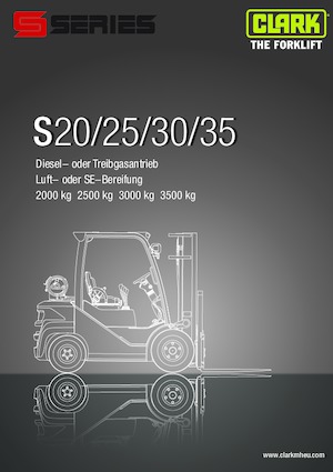 Stivuitoare frontale diesel Clark S 35 D