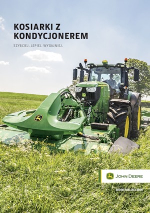Cositori cu discuri atașate pe față, cu tambur de condiționare John Deere F350R