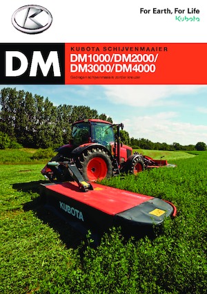 Cositori cu discuri atașate pe față, fără tambur de condiționare Kubota DM4032