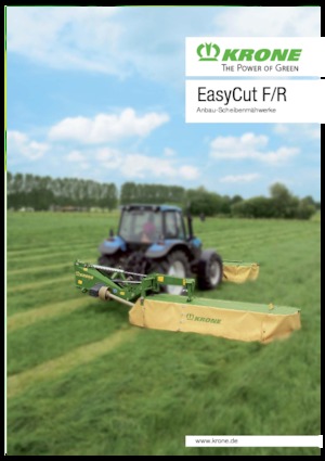 Cositori cu discuri atașate pe față, fără tambur de condiționare Krone EasyCut F 320 Gen.2