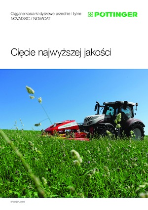 Cositori cu discuri atașate pe față, fără tambur de condiționare Pöttinger NovaCat 351 Alpha Motion Master