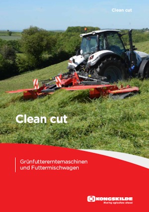 Cositori cu discuri atașate pe față, fără tambur de condiționare Kongskilde SMF 3005