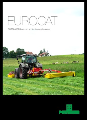 Tamburi de cosit atașați pe față, cu tambur de condiționare Pöttinger EuroCat 311 Alpha Motion Plus ED Pro