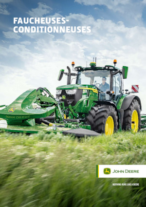 Cositori cu discuri atașate pe față, cu tambur de condiționare John Deere F310R