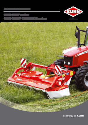 Cositori cu discuri atașate pe față, fără tambur de condiționare Kuhn GMD 702 F