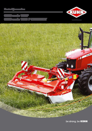 Cositori cu discuri atașate pe față, fără tambur de condiționare Kuhn GMD 702 F