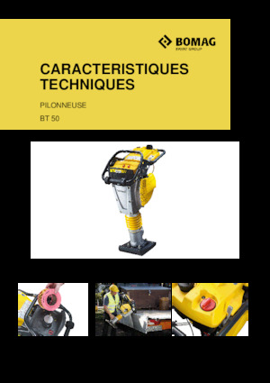 Maiuri compactoare pe benzină și Diesel Bomag BT 50