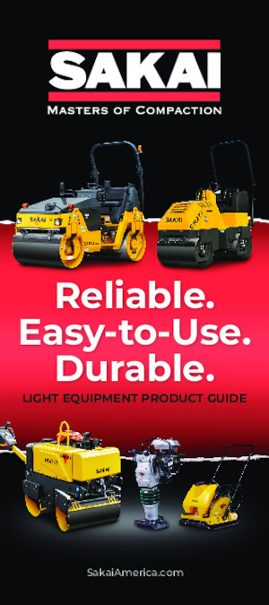 Maiuri compactoare pe benzină și Diesel Sakai RS55