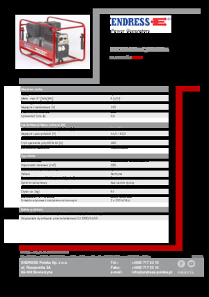 Generatoare de curent pe benzină Endress ESE 704 SHS-AC / 60-200 A 