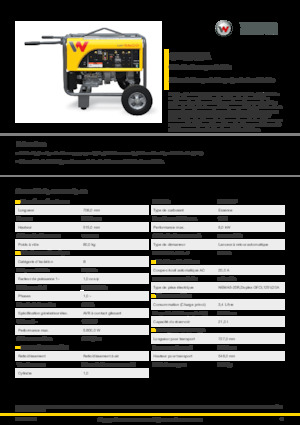 Generatoare de curent pe benzină Wacker Neuson GP5600A