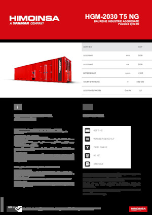 Generatoare de curent pe benzină HIMOINSA HGM-2030 T5 NG