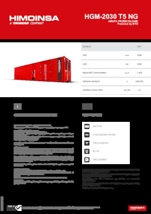 Generatoare de curent pe benzină HIMOINSA HGM-2030 T5 NG