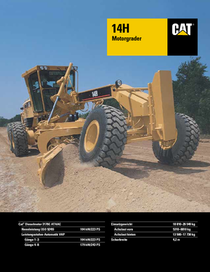 Gredere Caterpillar 14H