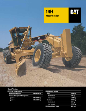 Gredere Caterpillar 14H