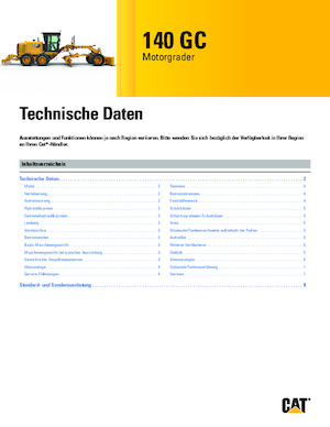 Gredere Caterpillar 140 GC AWD