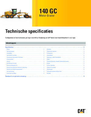 Gredere Caterpillar 140 GC AWD