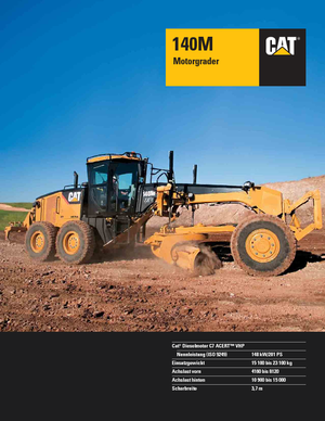 Gredere Caterpillar 140M