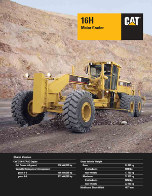 Gredere Caterpillar 16H