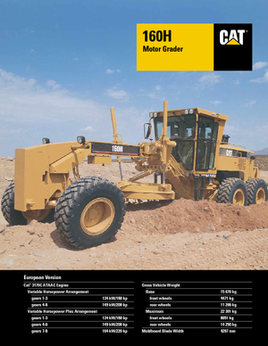 Gredere Caterpillar 160H