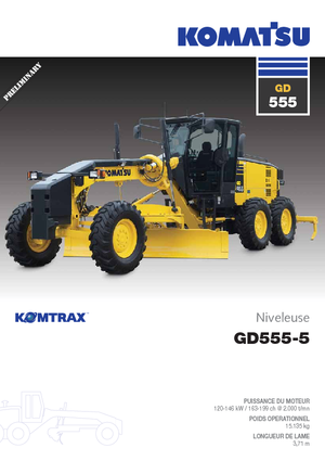 Gredere Komatsu GD555-5