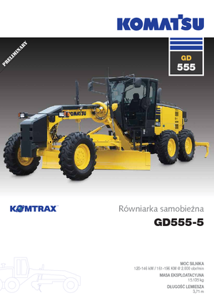 Gredere Komatsu GD555-5