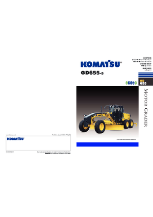 Gredere Komatsu GD655-5