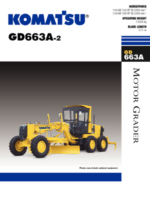 Gredere Komatsu GD663 A-2