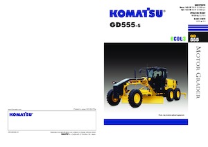 Gredere Komatsu GD555-5