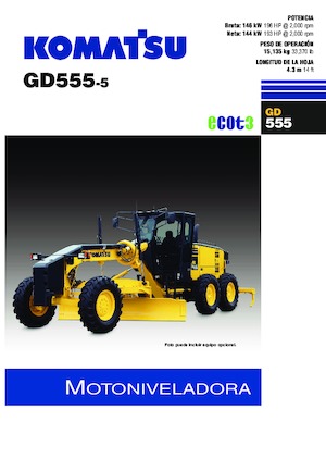 Gredere Komatsu GD555-5