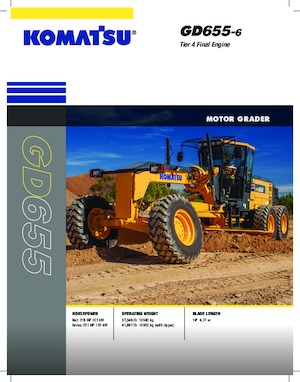 Gredere Komatsu GD655-6